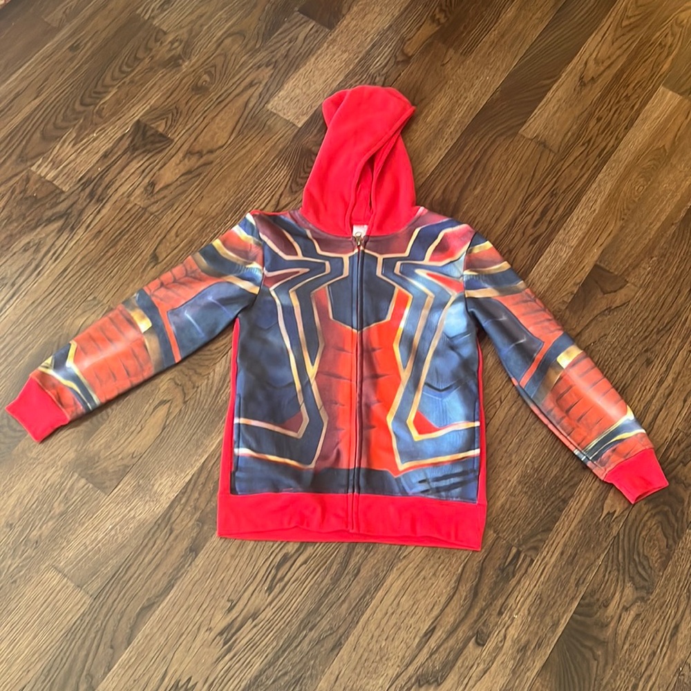 Marvel Avengers Hooded Zip Front Sweatshirt